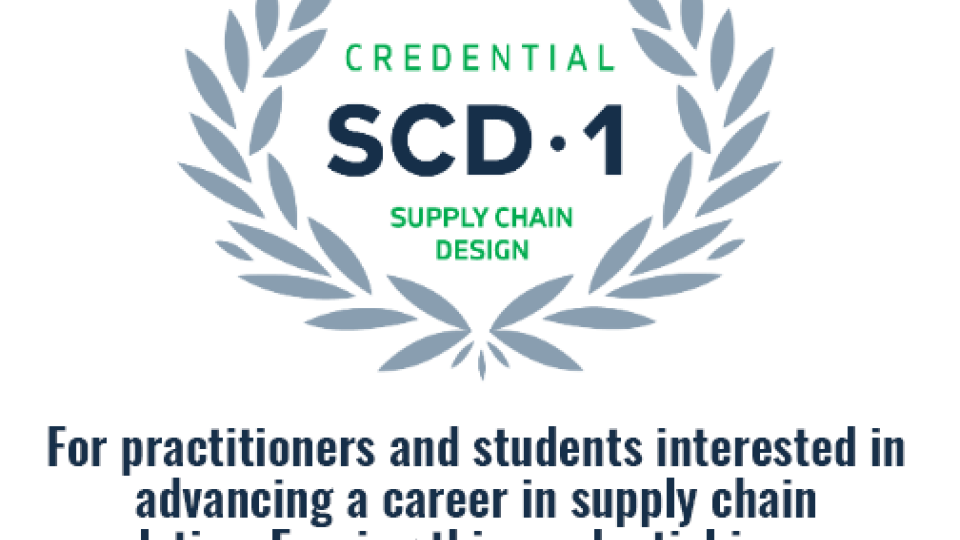 Supply Chain Design – Level 1 Credential