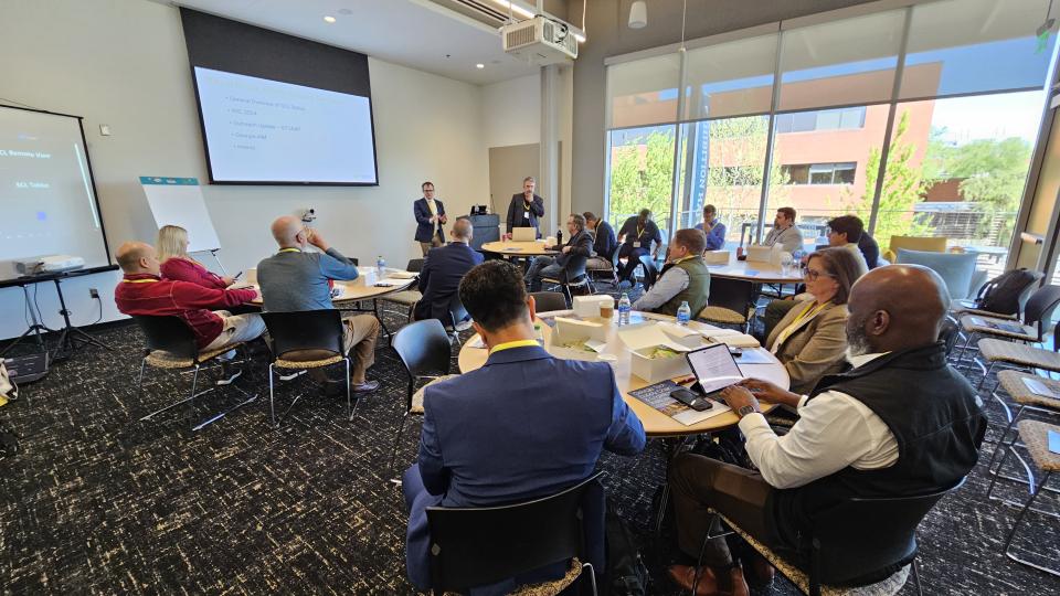 Photo taken during April 12, 2024 Georgia Tech Supply Chain and Logistics Institute Advisory Board Meeting