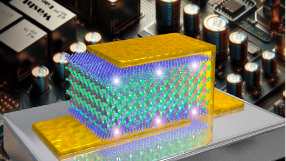 Electrostatic capacitors realized with ferroelectric single crystalline BaTiO3 (BTO) sandwiched by 2D materials (including h-BN). 