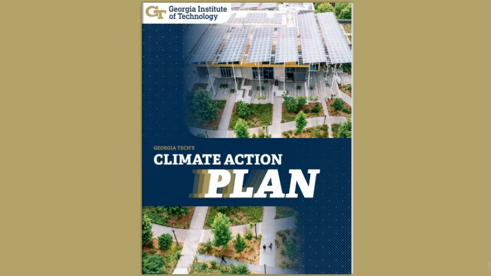 image of cover of the climate action plan