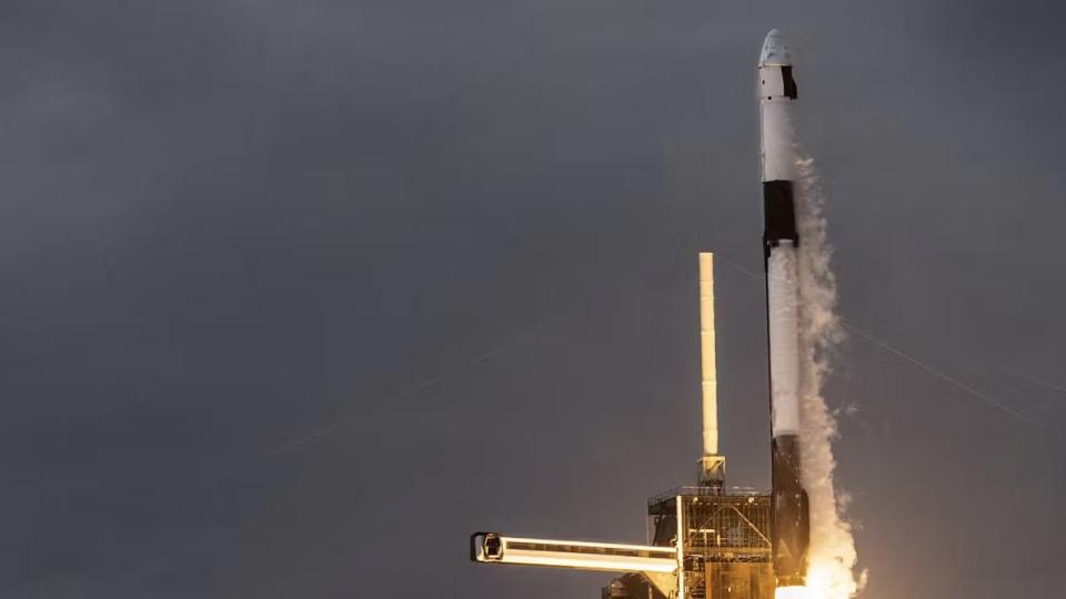 A SpaceX Falcon 9 rocket 