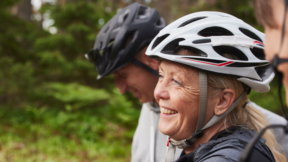 Modern bike helmets are made through complex materials engineering.