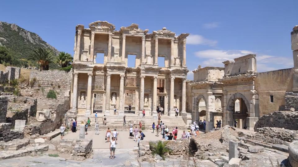  The Library of Celsus was a famous landmark in its time – and today. Myrsini Mamoli