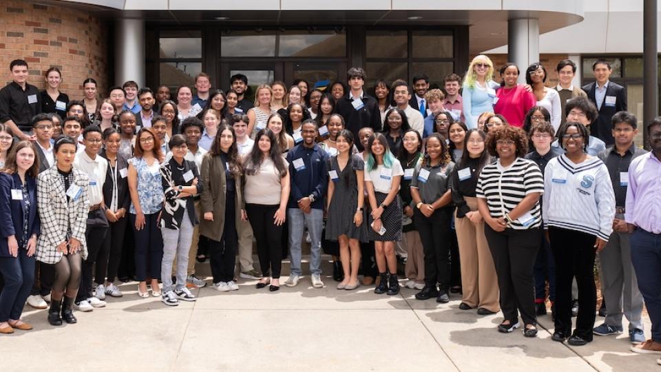 The PIN Summer Interns at the opening ceremony