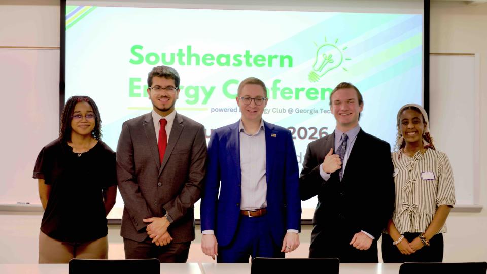 Energy Club members with Alex Fitzsimmons (middle), Under Secretary of Energy (Acting) at U.S. Department of Energy