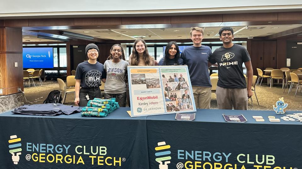 Energy Club Team on the Hackathon Day