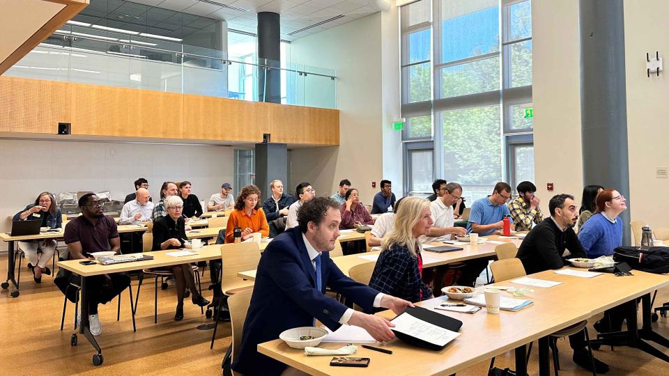 Audience at the EPICenter Lightning Talks held on April 12th at the Georgia Tech Library