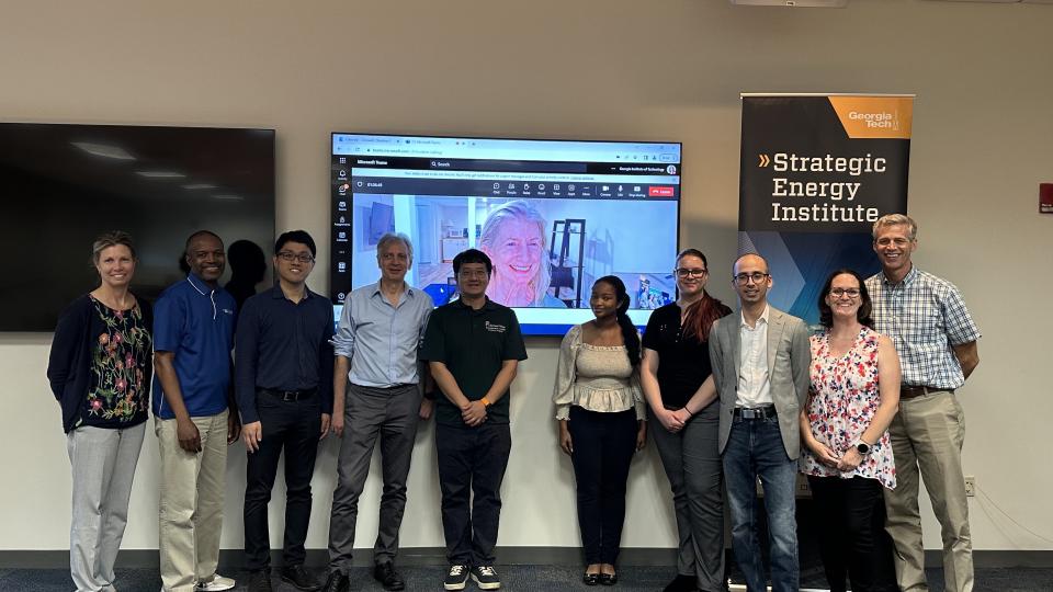 The 2023 Energy Faculty Fellows with the Georgia Tech Hosts