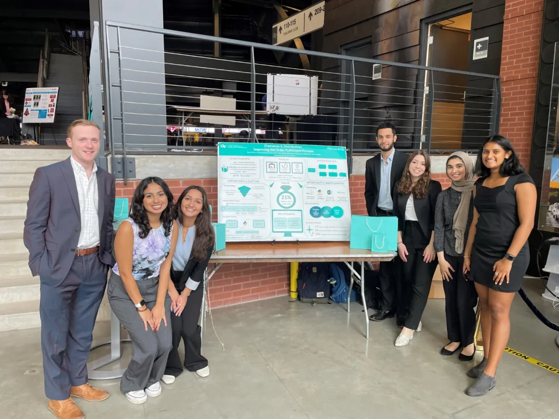 Groups photo of Team Tiffany ISyE Capstone