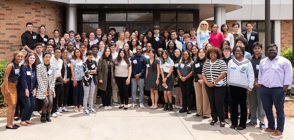 The PIN Summer Interns at the opening ceremony