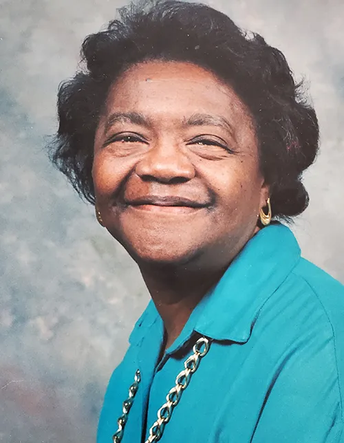 Portrait of Godia Mae Burchfield, mother of GT BBISS Financial Manager, Gay Burchfield.