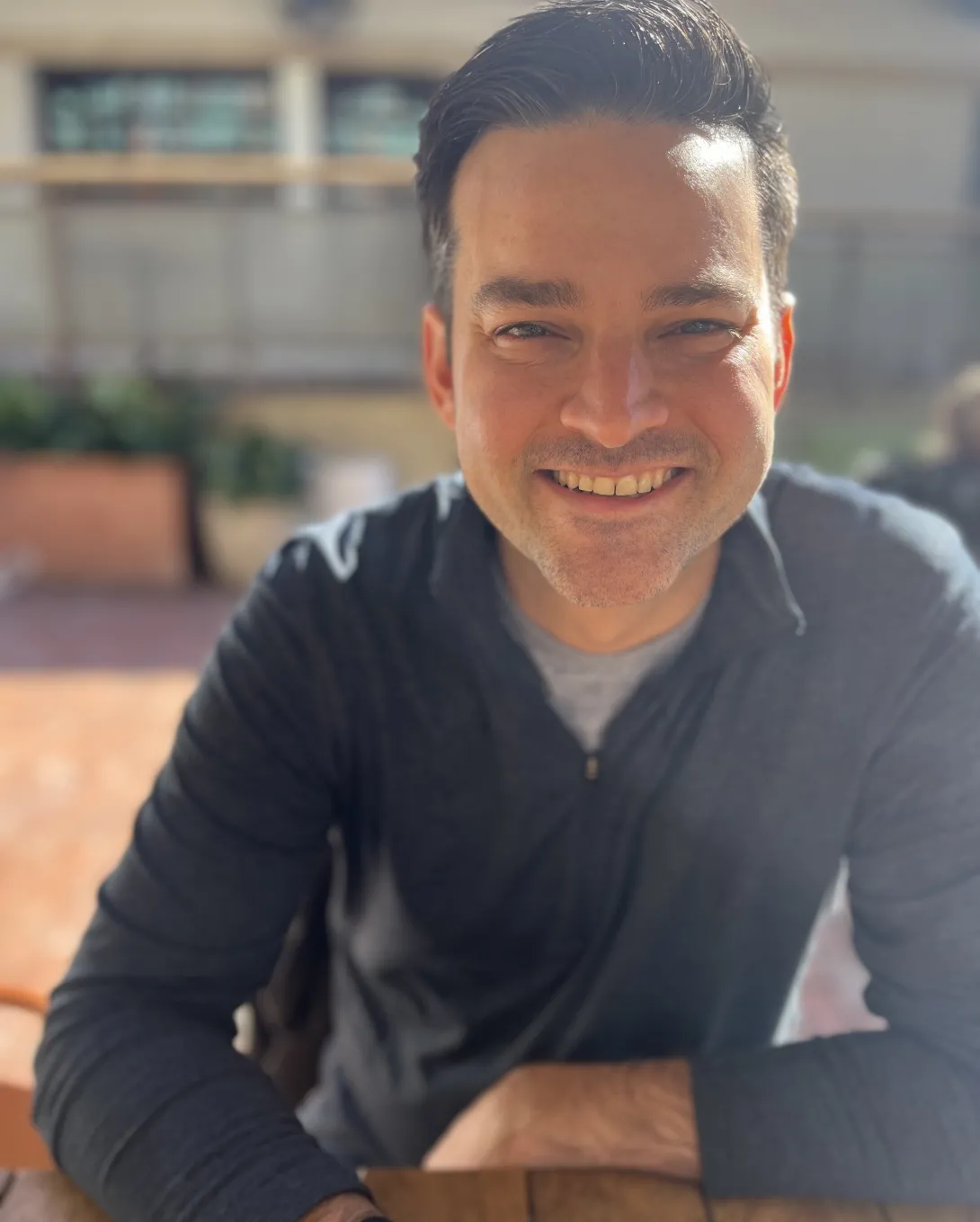 Smiling man