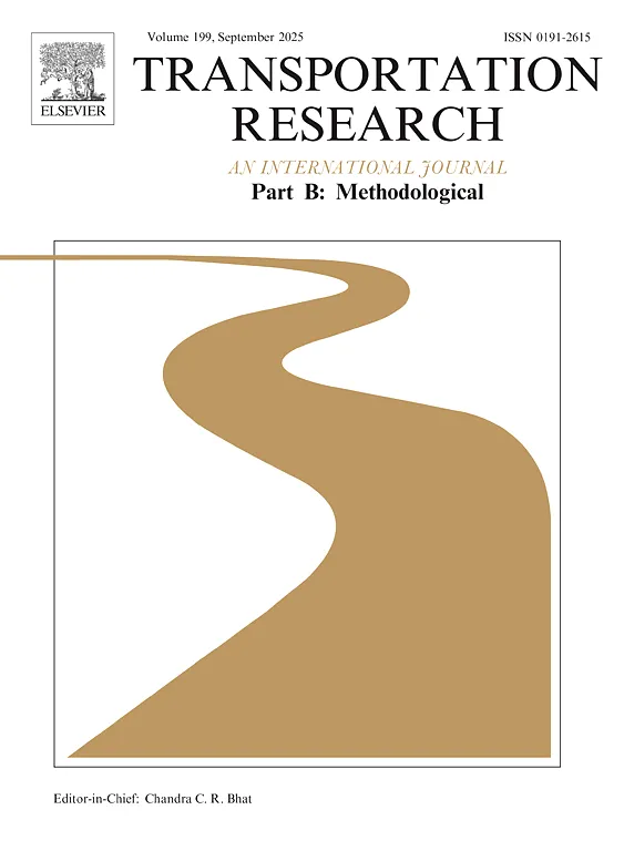 Transportation Research Part B: Methodological